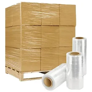 Stretch hand pallet wrap